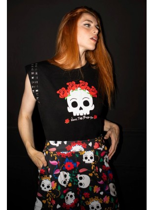 Short flowe Skull