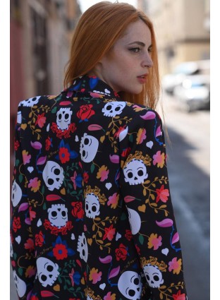 Blazer flower Skull